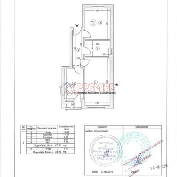 Popesti-Leordeni, 2 camere mobilat si utilat